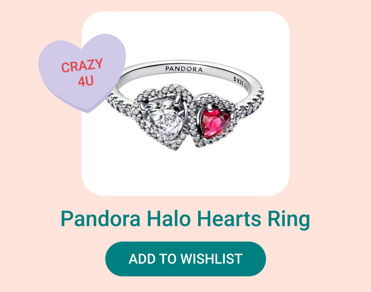 Pandora Halo Hearts Ring